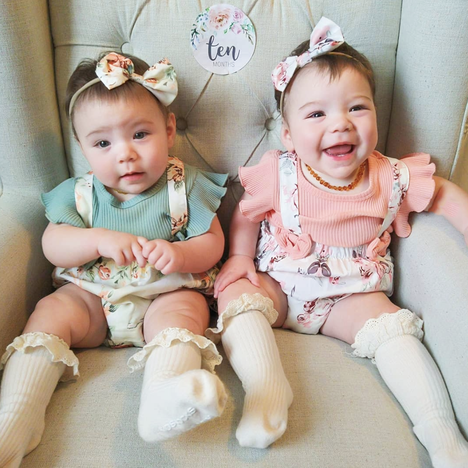 SOPHIE Overall Romper with Headband