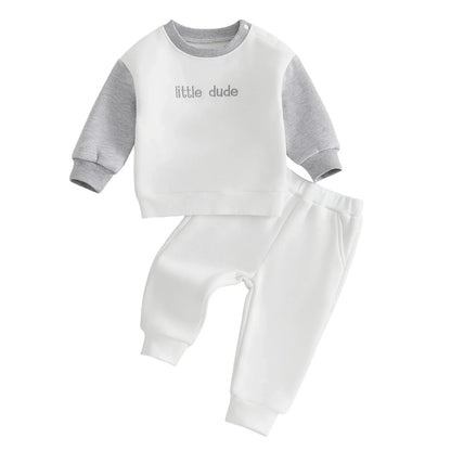 LITTLE DUDE White Outfit