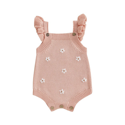 DAISY Knitted Ruffle Romper