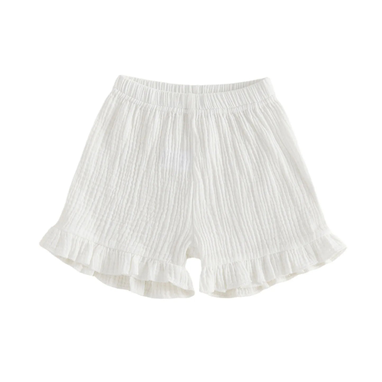 SUMMER Muslin Ruffle Shorts
