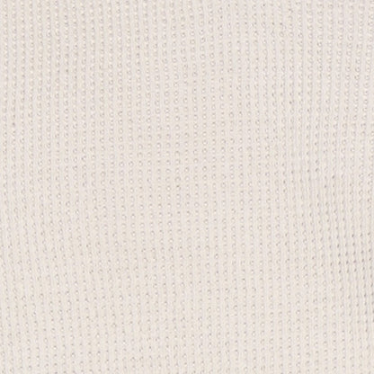 Riviera Waffle Knit Polo Ivory with Grey